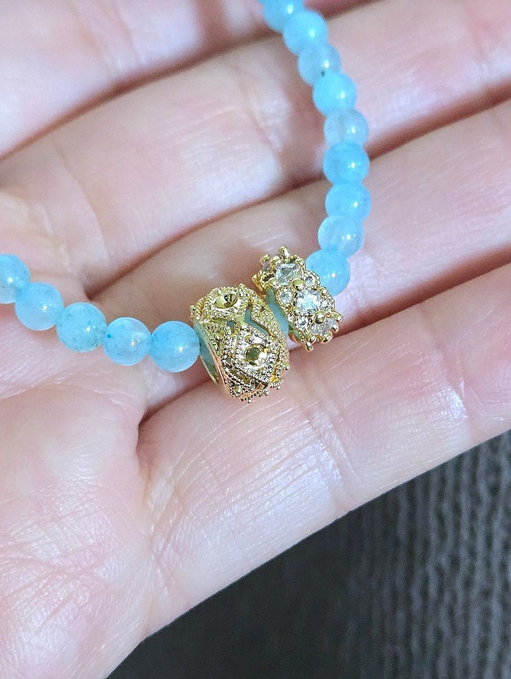 MacRae & Co. Blue Quartz with Charm Duo✌️ Necklace - NWT - Picture 16 of 16
